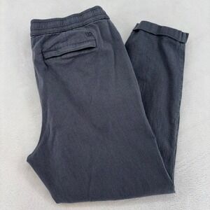 VRST Mens Limitless Jogger Pants Charcoal Gray Textured Elastic Waist Large